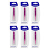 Manicare Precision Tweezers, Pink Pack of 6