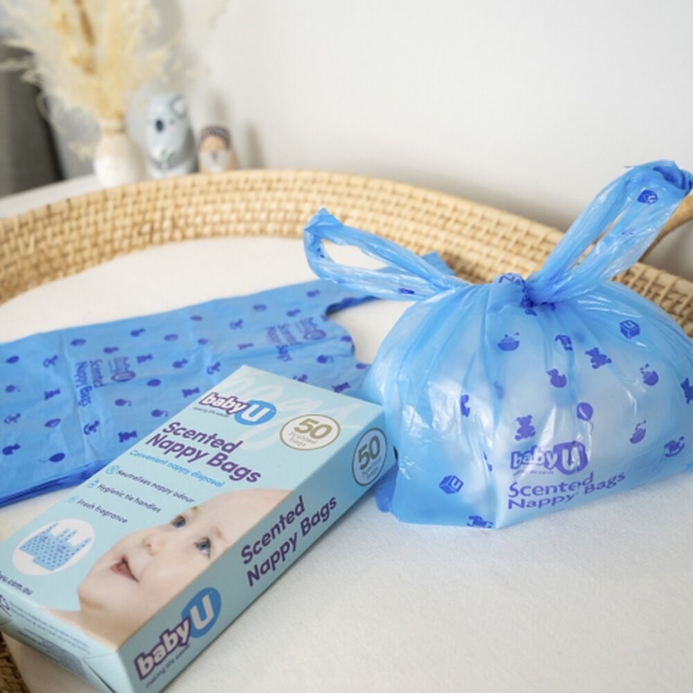 Baby U Scented Nappy Bags 50 Pack