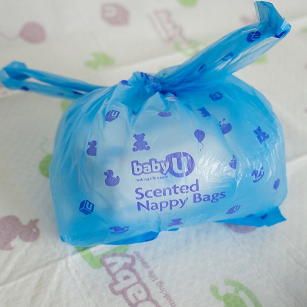 Baby U Scented Nappy Bags 50 Pack