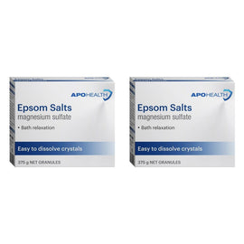 Apo Health Epsom Salts 375g Pack of 2