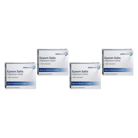 Apo Health Epsom Salts 375g Pack of 4