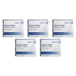 Apo Health Epsom Salts 375g Pack of 5
