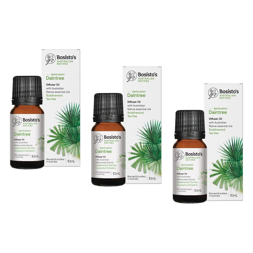 Bosisto's Australian Natives Daintree Oil 10mL Pack of 3
