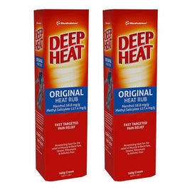 Deep Heat Original Heat Rub 140g Pack of 2