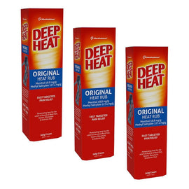 Deep Heat Original Heat Rub 140g Pack of 3