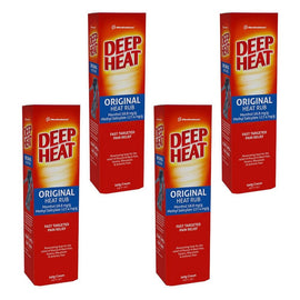 Deep Heat Original Heat Rub 140g Pack of 4
