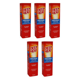 Deep Heat Original Heat Rub 140g Pack of 5