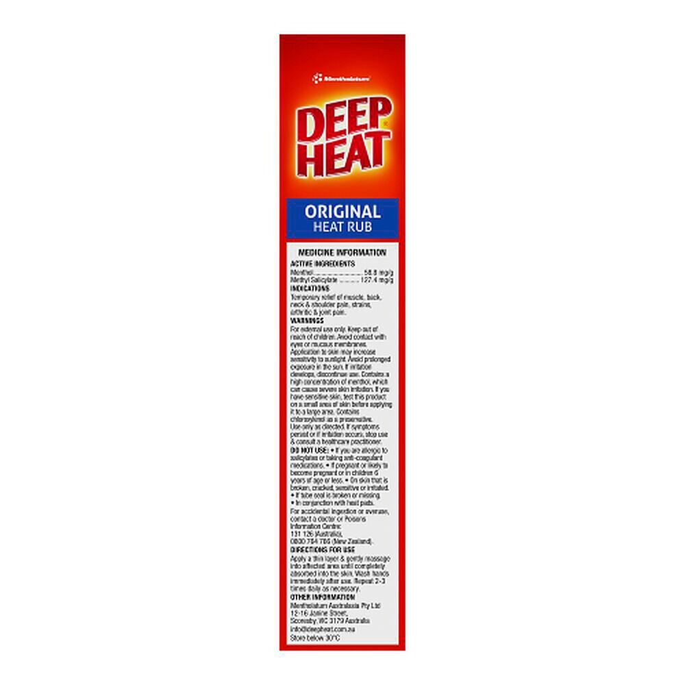 Deep Heat Original Heat Rub 140g
