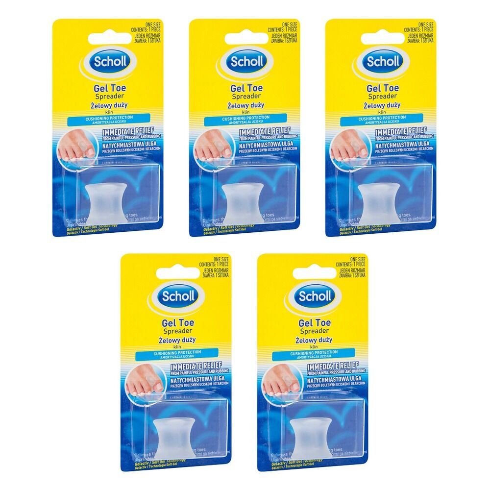 Scholl Gel Toe Spreader Pack of 5