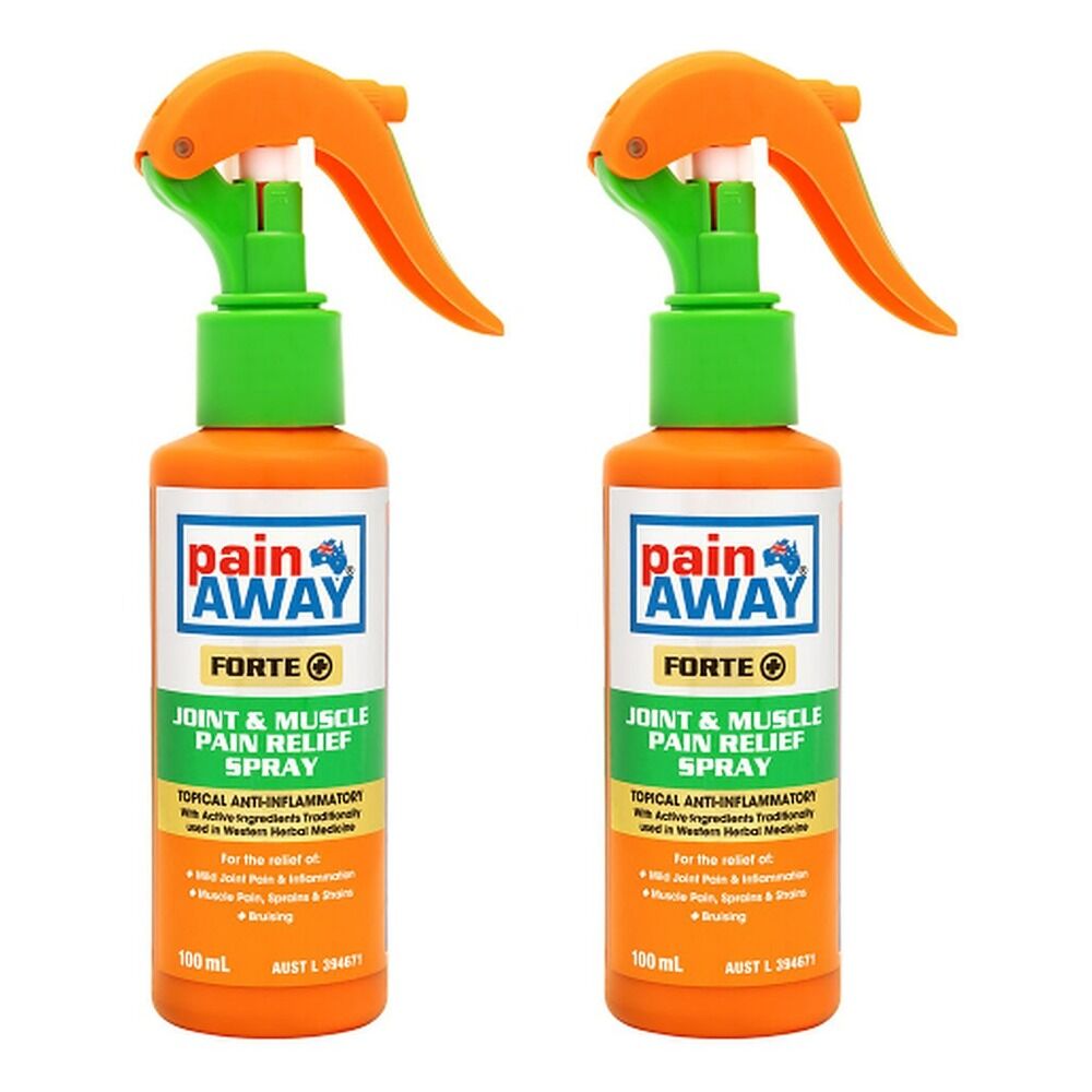 Pain Away Forte+ Joint & Muscle Pain Relief Spray 100mL Pack of 2