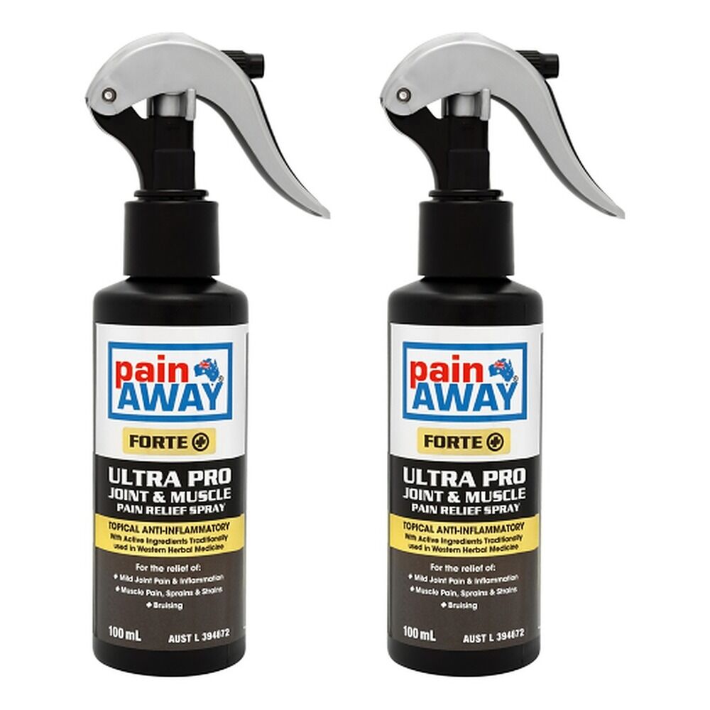 Pain Away Forte+ Ultra Pro Joint & Muscle Pain Relief Spray 100mL Pack of 2