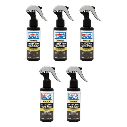 Pain Away Forte+ Ultra Pro Joint & Muscle Pain Relief Spray 100mL Pack of 5
