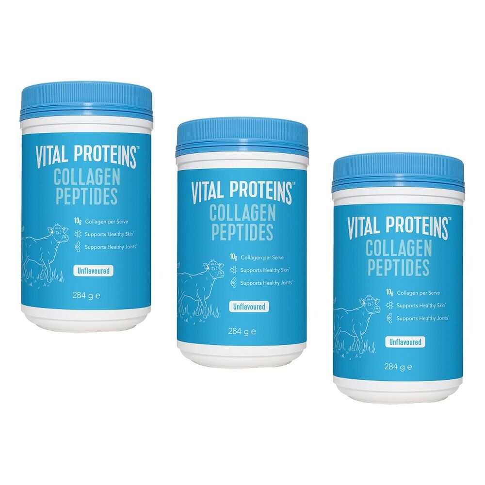 Vital Proteins Collagen Peptides Unflavoured 284g Pack of 3