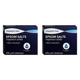 Chemists' Own Epsom Salts 375g Pack of 2