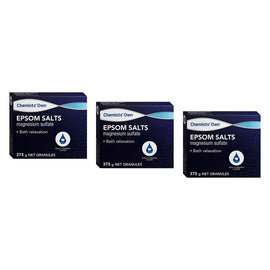Chemists' Own Epsom Salts 375g Pack of 3