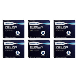 Chemists' Own Epsom Salts 375g Pack of 6