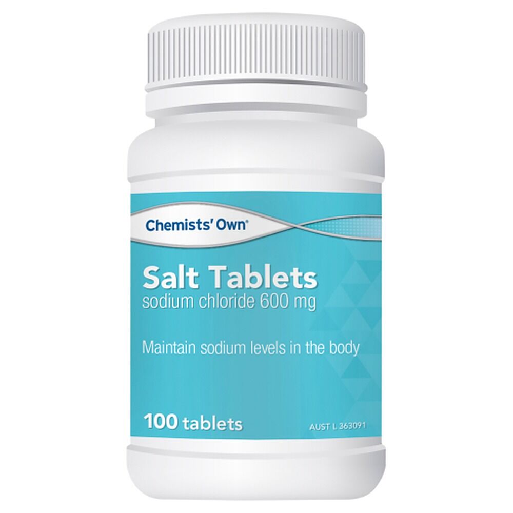 Chemists' Own Salt Tablets 600mg 100 Tablets