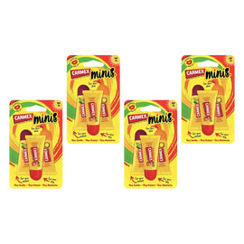 Carmex Minis Lip Balm Tubes SPF 15 3 x 5g Pack of 4