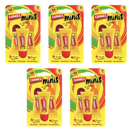 Carmex Minis Lip Balm Tubes SPF 15 3 x 5g Pack of 5