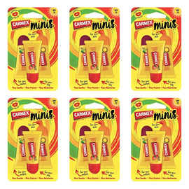 Carmex Minis Lip Balm Tubes SPF 15 3 x 5g Pack of 6
