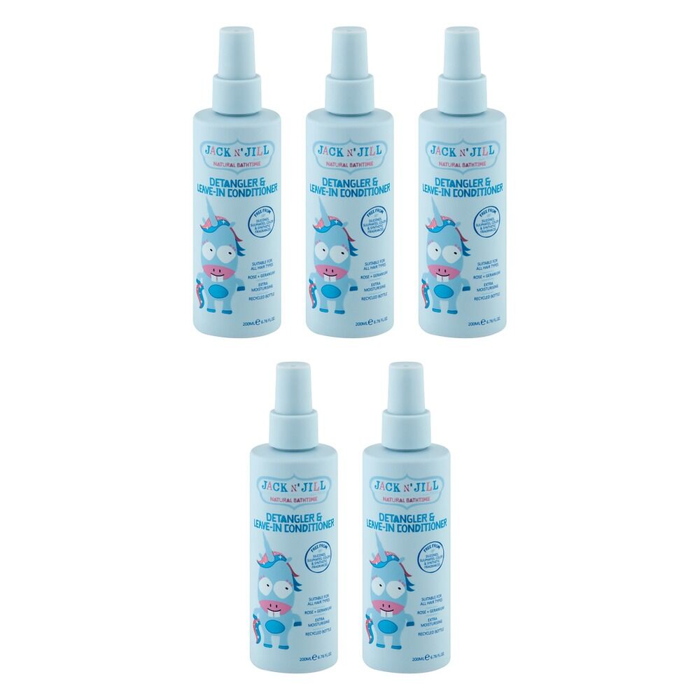 Jack N' Jill Leave-in Detangler Conditioner Blue 200mL Pack of 5