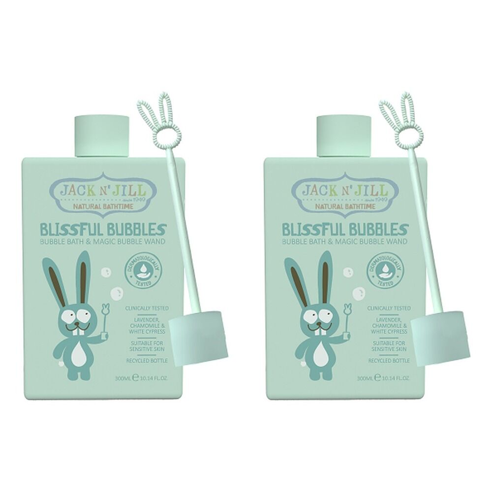 Jack N' Jill Natural Bathtime Blissful Bubbles 300mL Pack of 2