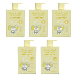 Jack N' Jill Natural Bathtime Baby Wash 300mL Pack of 5
