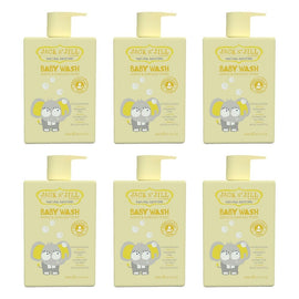 Jack N' Jill Natural Bathtime Baby Wash 300mL Pack of 6
