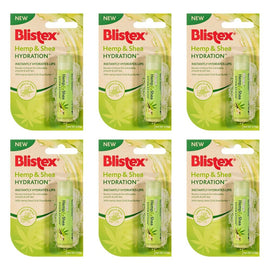 Blistex Hemp & Shea Hydration 4.25g Pack of 6