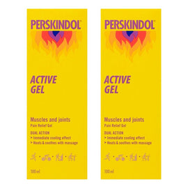 Perskindol Active Gel Muscle & Joint Pain Relief 100mL Pack of 2