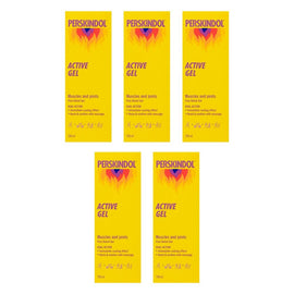 Perskindol Active Gel Muscle & Joint Pain Relief 100mL Pack of 5