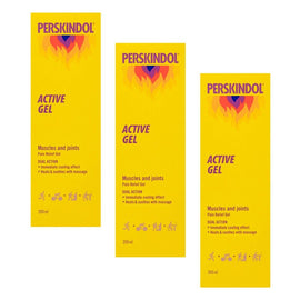 Perskindol Active Gel 200mL Pack of 3