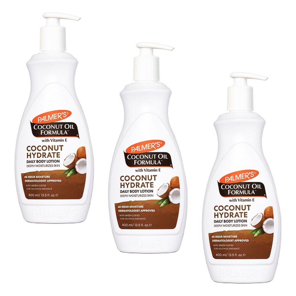 Palmer's Coconut Oil Body Lotion 400mL Pack of 3