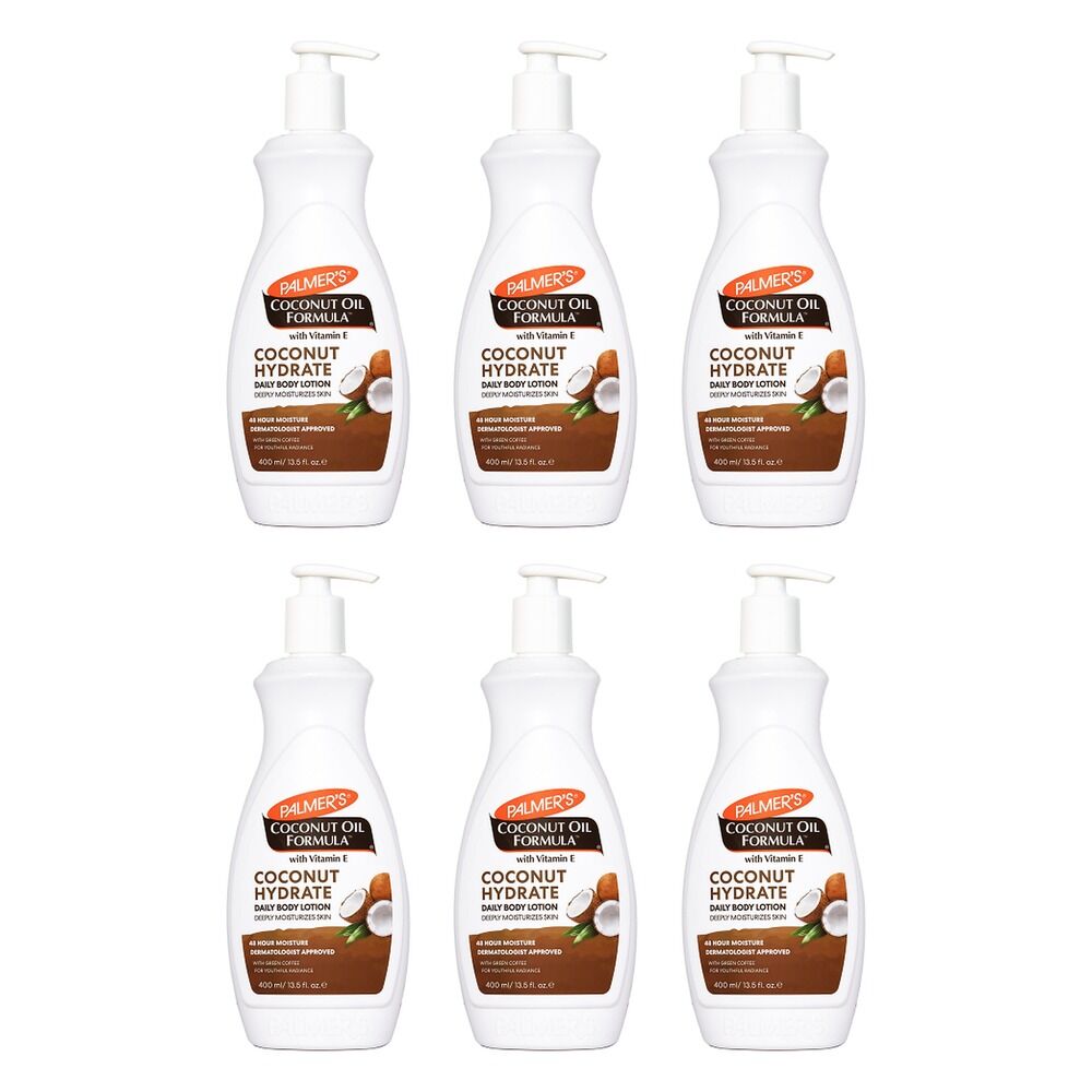 Palmer's Coconut Oil Body Lotion 400mL Pack of 6