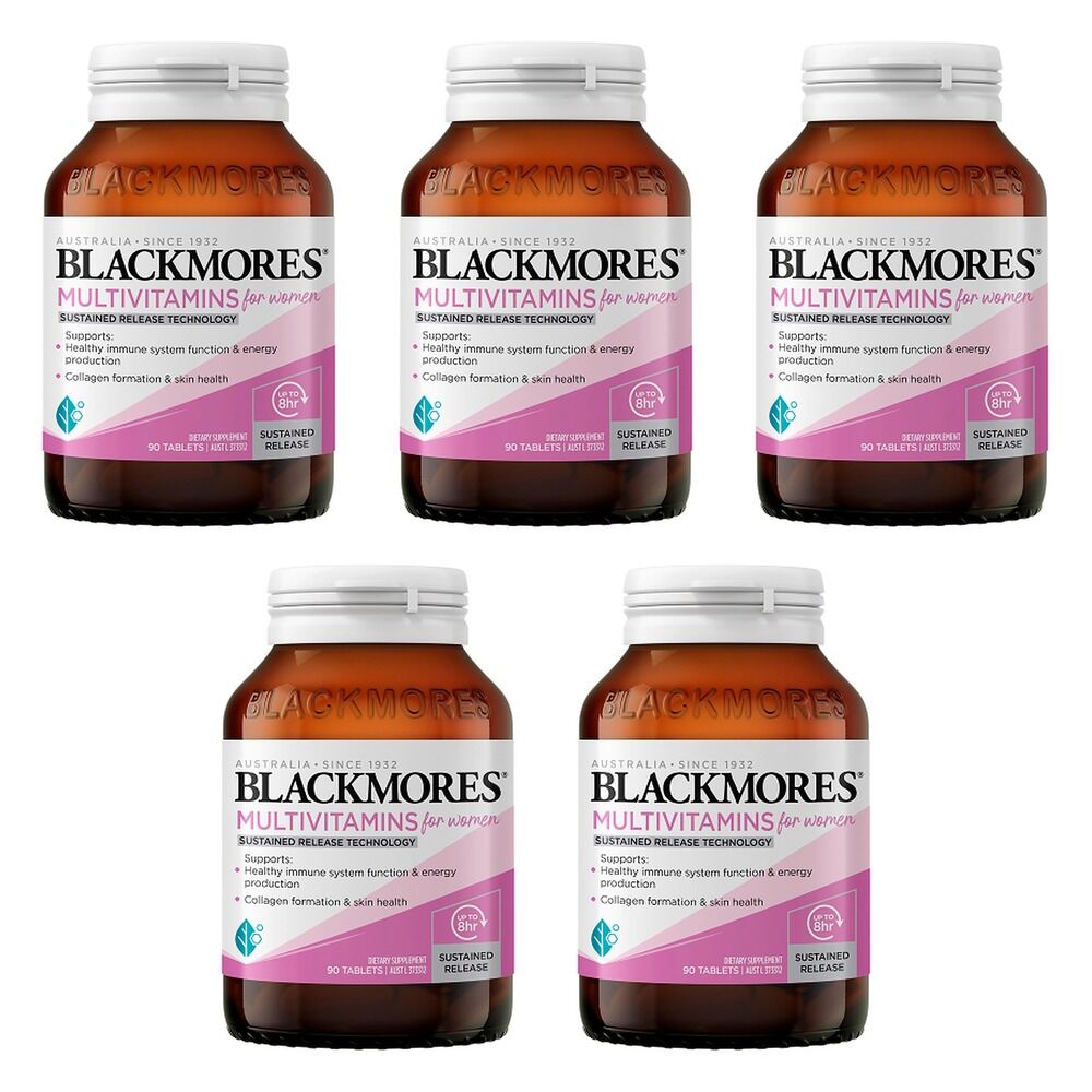 Blackmores Multivitamins for Women 90 Tablets Pack of 5