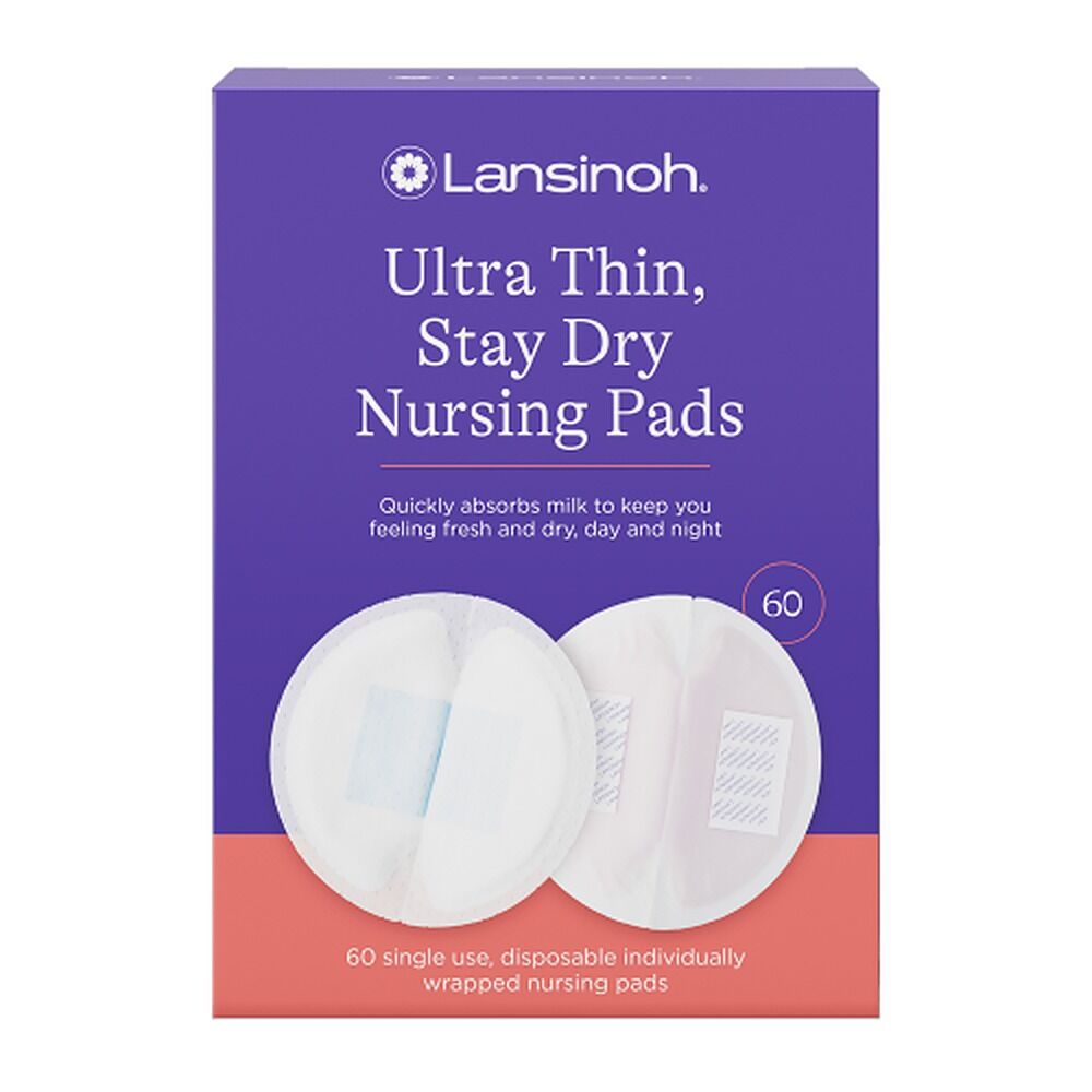 Lansinoh Ultra Thin Stay Dry Nursing Pads 60 Pack