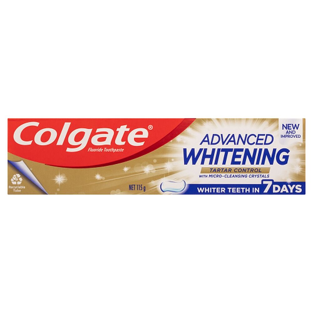 Colgate Advanced Whitening Tartar Control Toothpaste 115g