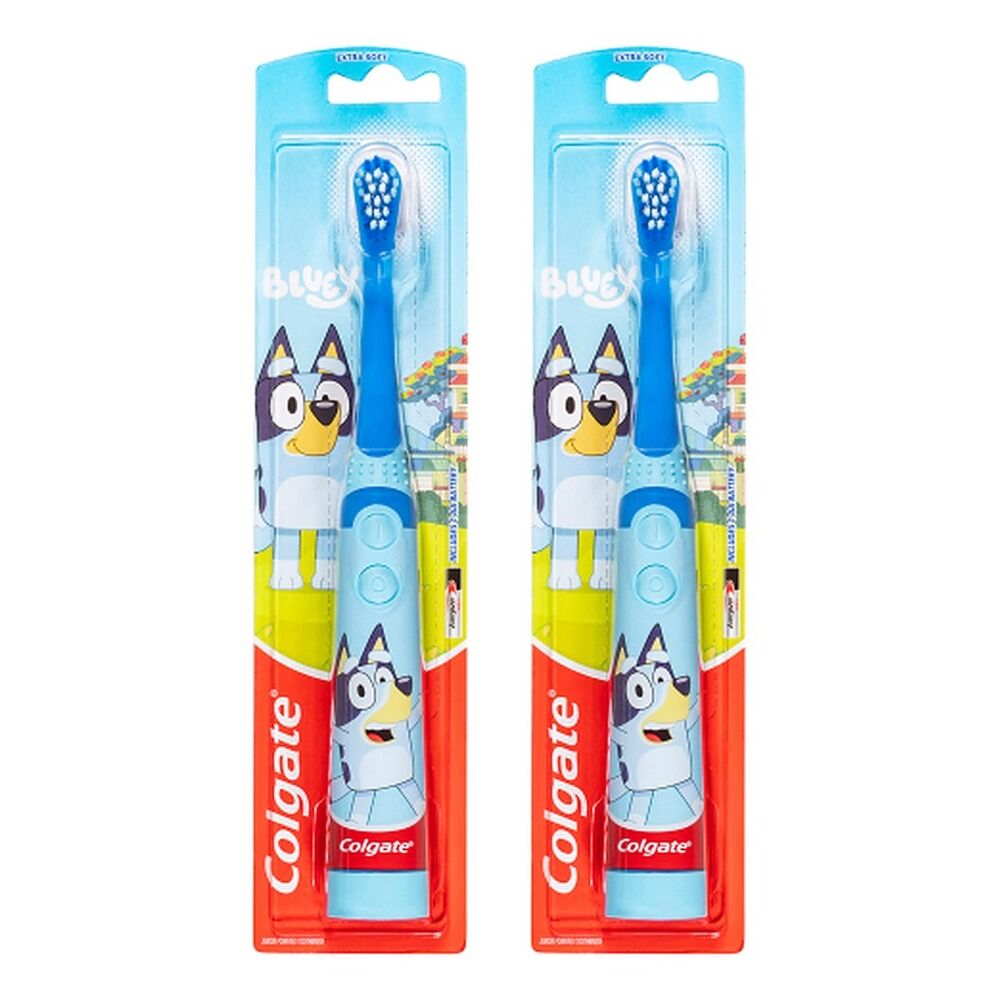Colgate Kids Bluey Battery Powered Sonic Toothbrush Pack of 2
