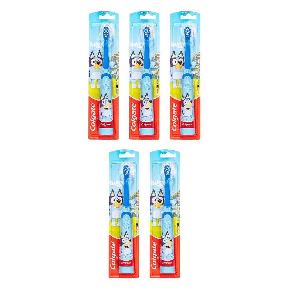 Colgate Kids Bluey Battery Powered Sonic Toothbrush Pack of 5