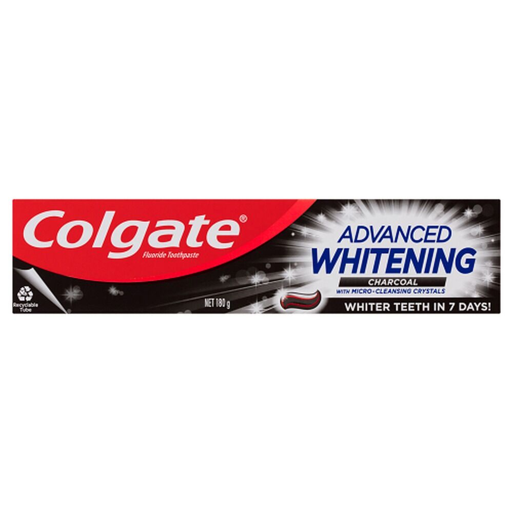 Colgate Advanced Whitening Charcoal Toothpaste 180g