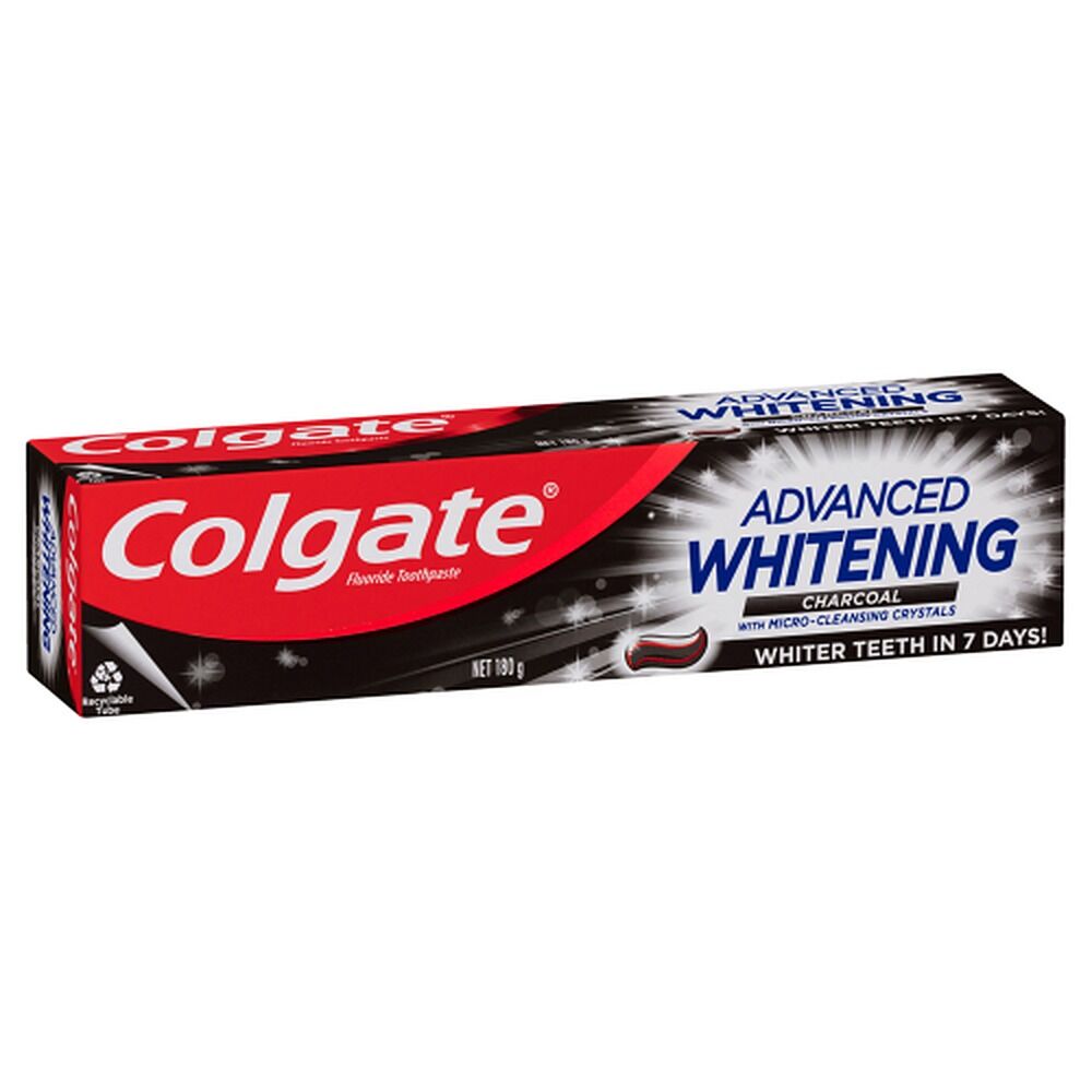 Colgate Advanced Whitening Charcoal Toothpaste 180g