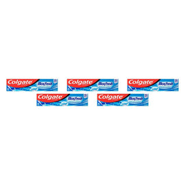 Colgate Max Fresh Cool Mint Toothpaste with Mini Breath Strips 200g Pack of 5