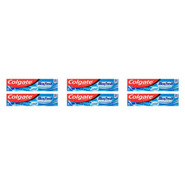 Colgate Max Fresh Cool Mint Toothpaste with Mini Breath Strips 200g Pack of 6