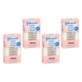 Johnson's Baby Buds 60 Pack Bundle of 4