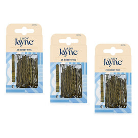 Lady Jayne Blonde Bobby Pins 4.5cm 25 Pack x 3 Bundle of 3