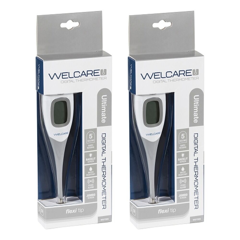 Welcare Digital Thermometer Ultimate x 10 Bundle of 2
