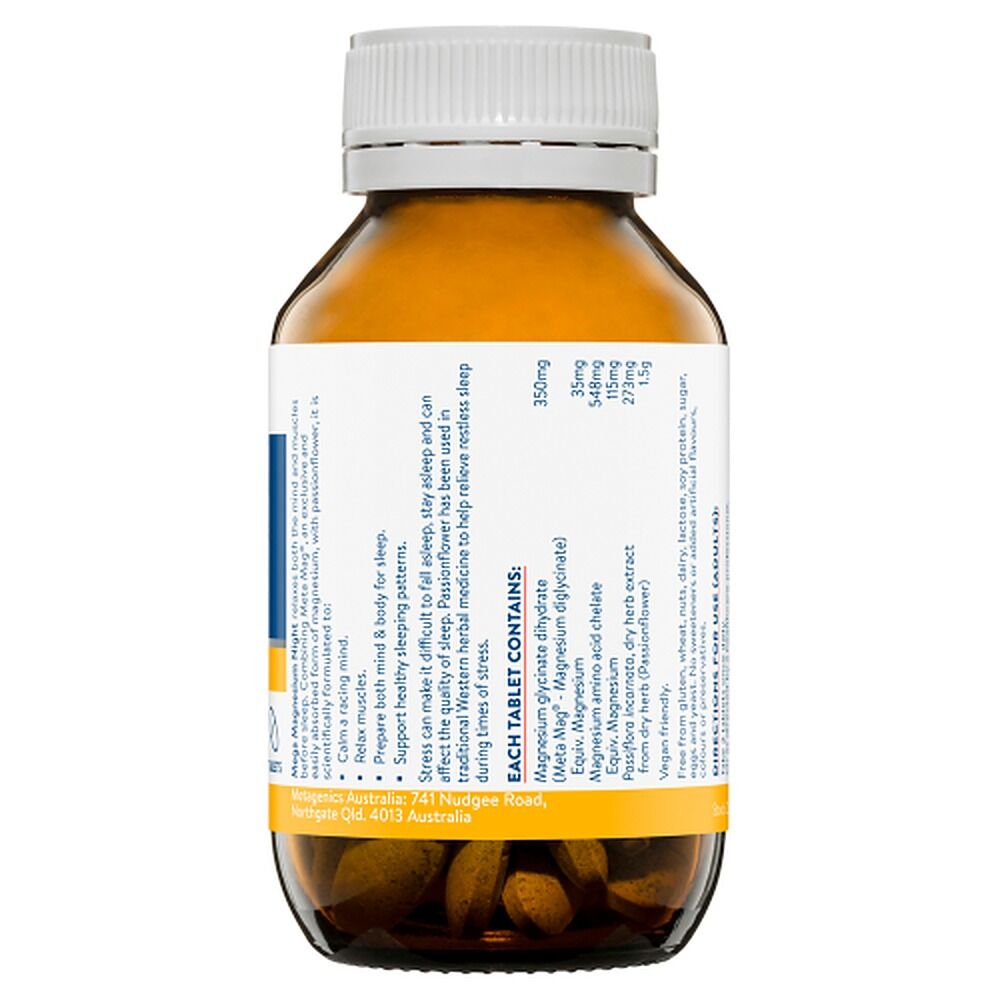Ethical Nutrients Mega Magnesium Night 50 Tablets