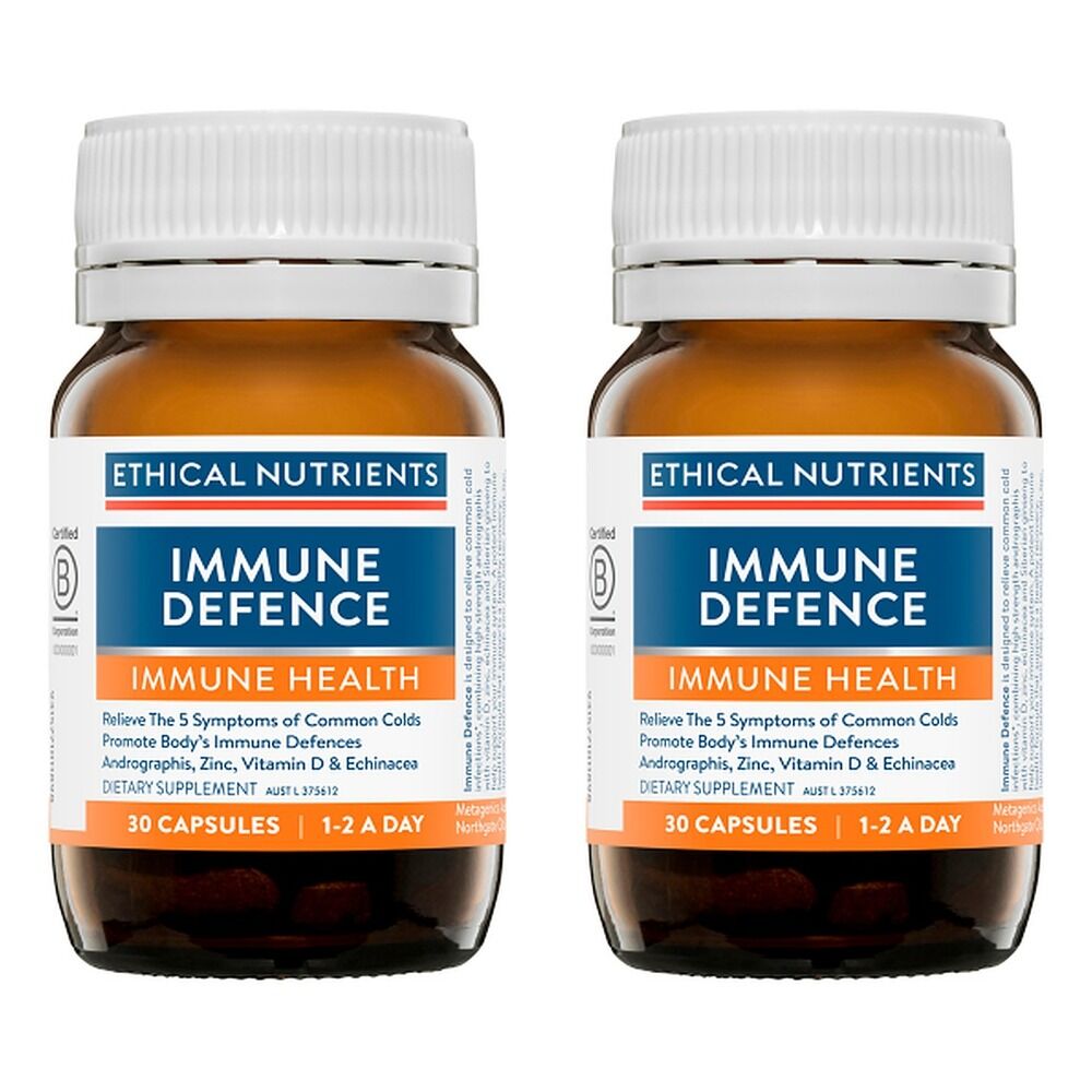 Ethical Nutrients Immune Defence 30 Capsules Pack of 2
