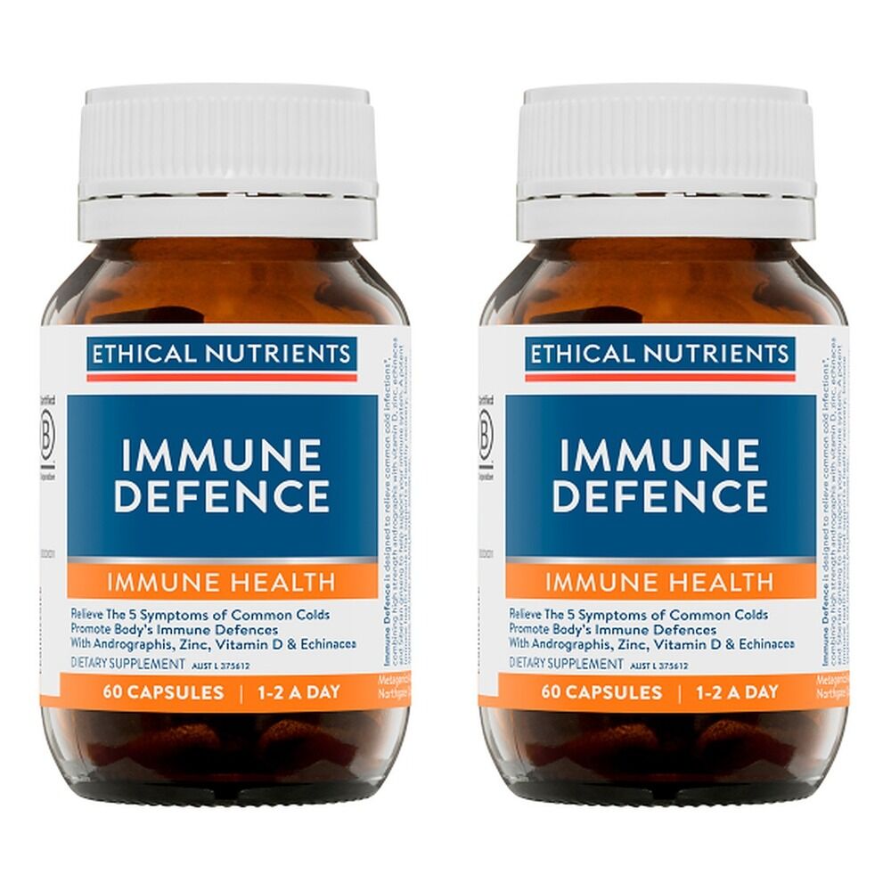 Ethical Nutrients Immune Defence 60 Capsules Pack of 2