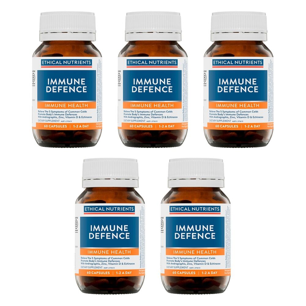 Ethical Nutrients Immune Defence 60 Capsules Pack of 5